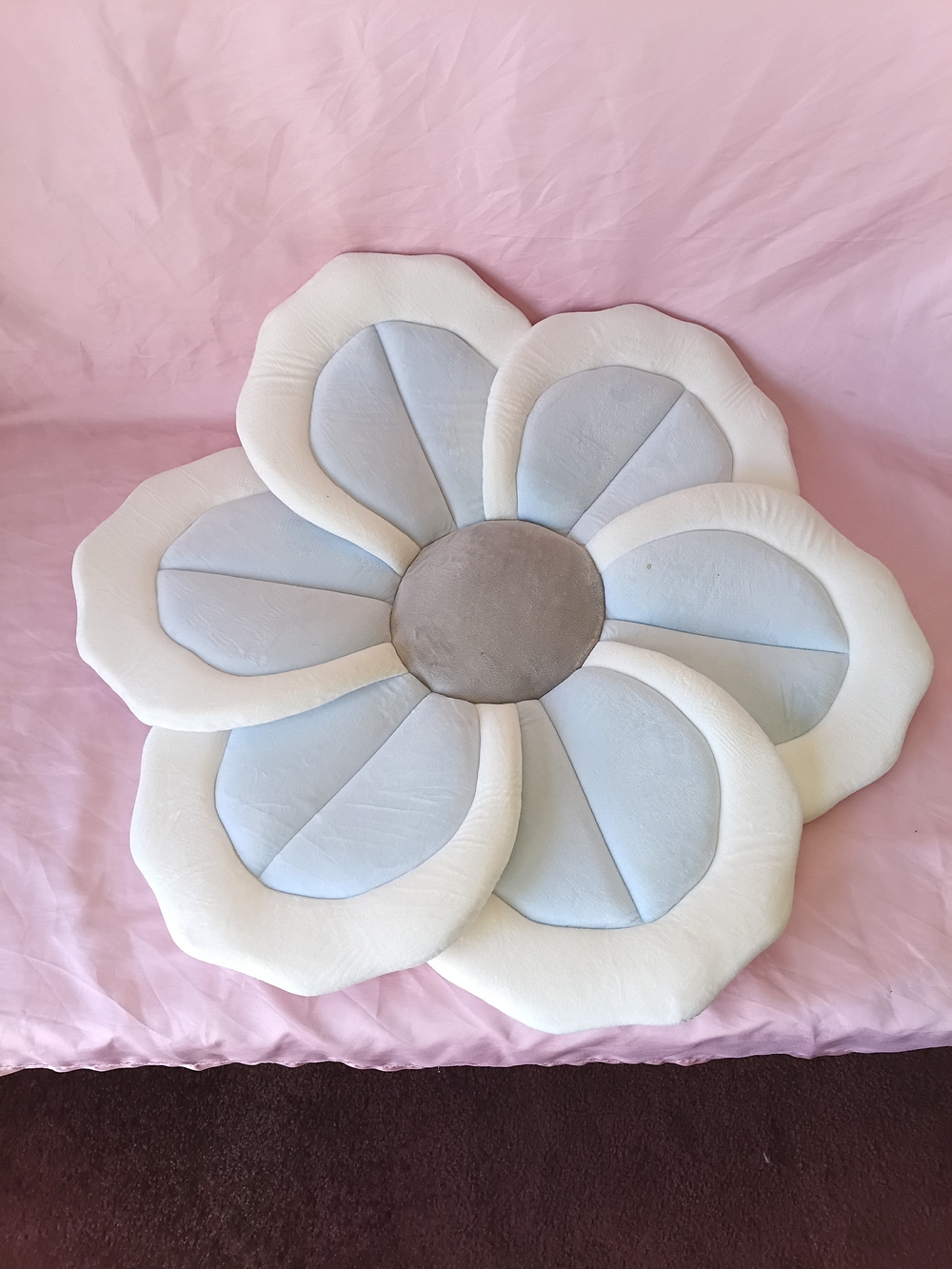 Baby Bath Pad for Infant Bathtub Sink Flower Mat Tub Little Lotus - Petal Soft S